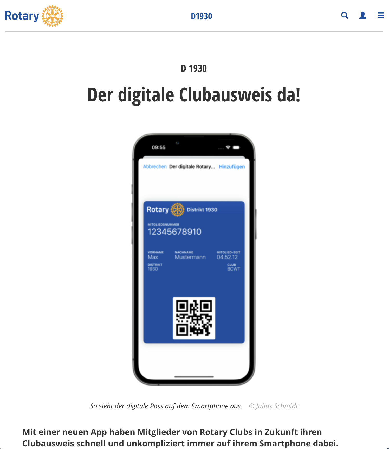 My App was featured on Rotarys blog and a magazine.