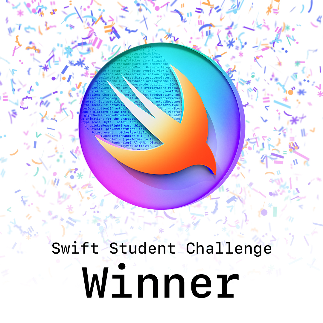 Swift Student Challenge Winner graphic
